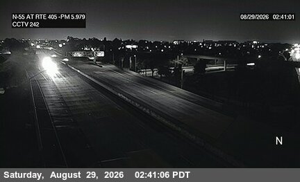 SR-55 : (242) I-405 B live camera view