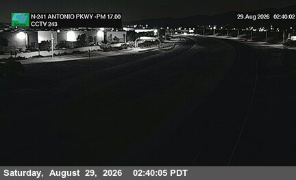 SR-241 : (243) North of Antonio Parkway Overcross live camera view
