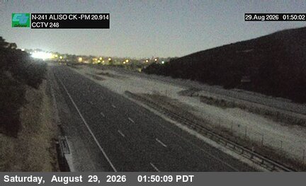 SR-241 : (248) Aliso Creek 50 Meters South of El Toro Road Undercross live camera view