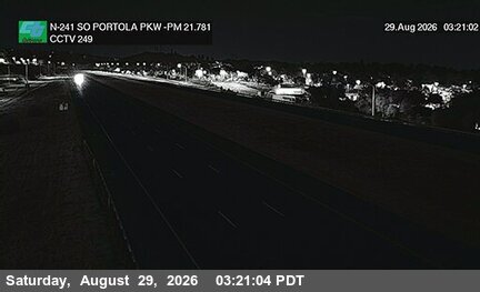 SR-241 : (249) 80 Meters South of Portola Parkway Undercross live camera view