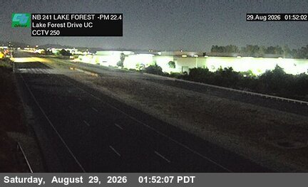 SR-241 : (250) 40 Meters SO Lake Forestreet Drive Undercross live camera view