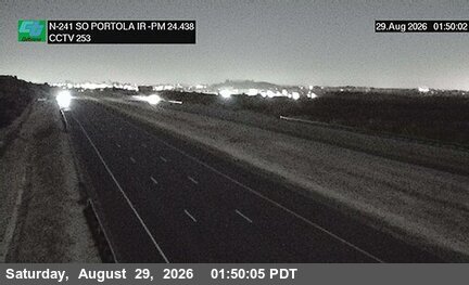 SR-241 : (253) 780 Meters South of Portola Parkway Overcross live camera view
