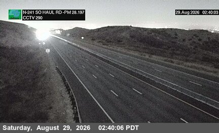 SR-241 : (290) 800 Meters SO Haul Road live camera view