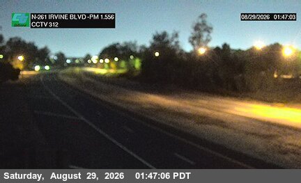 SR-261 : (312) 70 Meters South of Irvine Boulevard Overcross live camera view