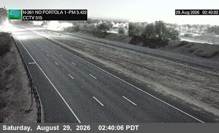 SR-261 : (315) 940 Meters North of Portola Parkway (West) Overcross live camera view