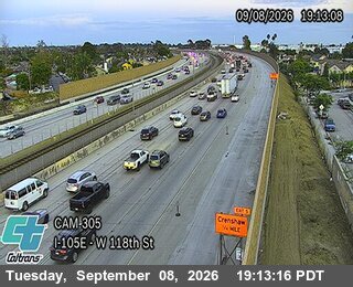 I-105 : (305) 118th St live camera view
