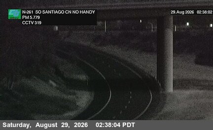 SR-261 : (319) SO Santiago Cyn Rd live camera view