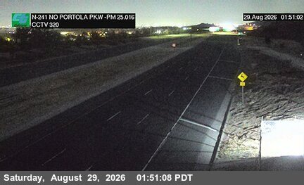 SR-241 : (320) 40 Meters North of Portola Parkway live camera view
