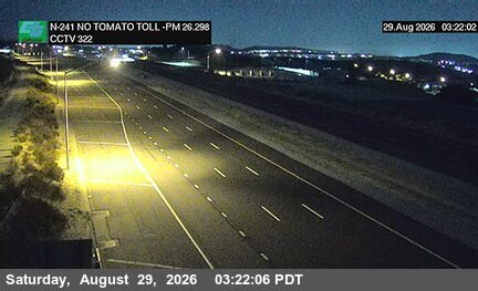 SR-241 : (322) North of Tomato Toll live camera view