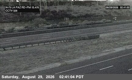 SR-73 : (328) North of La Paz Road Undercross live camera view