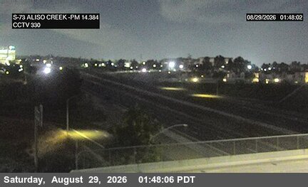 SR-73 : (330) Aliso Creek Road live camera view