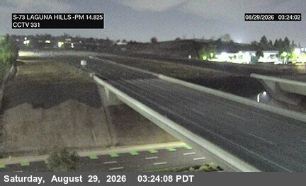 SR-73 : (331) South of Laguna Hills Drive Overcross live camera view