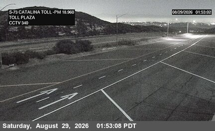 SR-73 : (340) Catalina View Toll Plaza live camera view