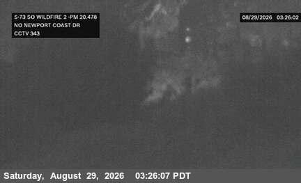 SR-73 : (343) North of Newport Coast Drive live camera view