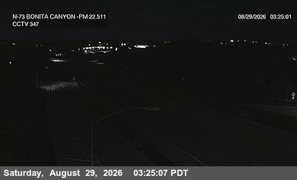 SR-73 : (347) Bonita Canyon live camera view