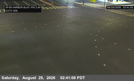 SR-90 : (506) Harbor Blvd NW Corner live camera view