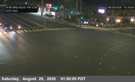 SR-90 : (510) Brea Blvd NW Corner live camera view