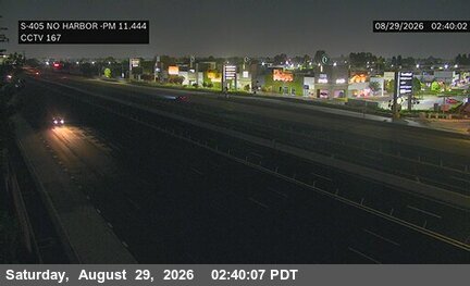 I-405 : (167) Harbor Off Ramp live camera view
