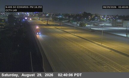 I-405 : (149) South of Edwards live camera view