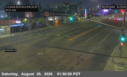 I-5 : (521) SB Main & Buffalo live camera view