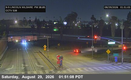 I-5 : (538) Lincoln & Wilshire live camera view