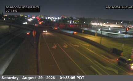 I-5 : (542) Brookhurst On Ramp live camera view