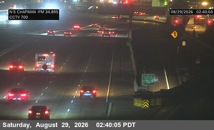 I-5 : (700) Chapman Ave live camera view