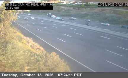 I-5 : (901) El Camino Real live camera view