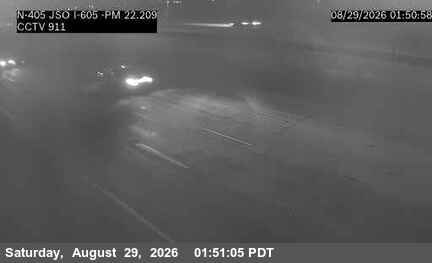 I-405: (911) NB JSO I-605 live camera view