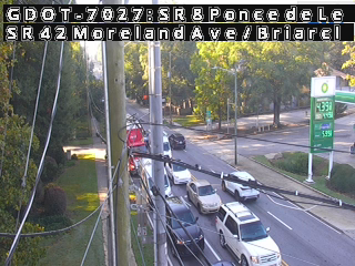 SR 8/Ponce De Leon Ave at SR 42/Moreland Ave live camera view