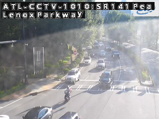 SR 141/Peachtree Rd at Lenox Pkwy live camera view