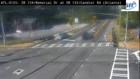 SR 154/Memorial Dr at SR 155/Candler Rd live camera view