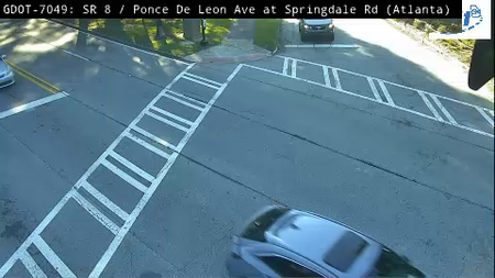 SR 8/Ponce De Leon Ave at Springdale Rd live camera view