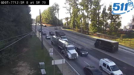SR 8/Hollowell Pkwy at SR 70/Fulton Ind Blvd live camera view