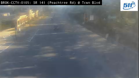 SR 141/Peachtree Rd at Town Blvd live camera view