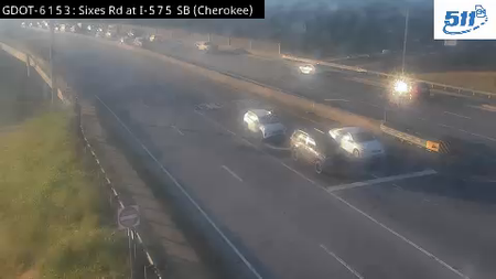 Sixes Rd at I-575 SB live camera view