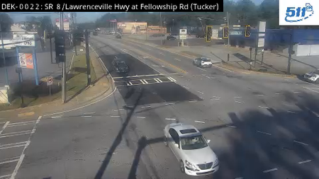 SR 8/Lawrenceville Hwy at Fellowship Rd live camera view