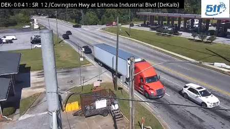 SR 12/Covington Hwy at Lithonia Ind Blvd live camera view