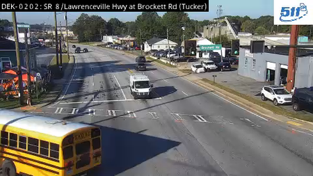 SR 8/Lawrenceville Hwy at Brockett Rd live camera view
