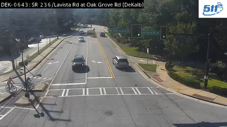 SR 236/Lavista Rd at Oak Grove Rd live camera view