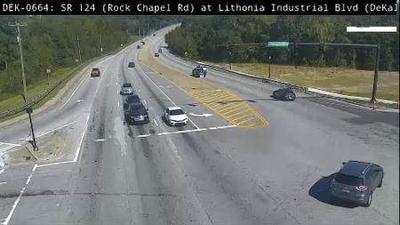 SR 124 at Lithonia Ind Blvd live camera view