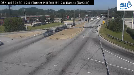 Turner Hill Rd at I-20 WB Ramp live camera view