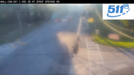 I-985 SB at Spout Springs Rd live camera view