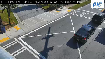 SR 42 Briarcliff Rd at St. Charles Place live camera view