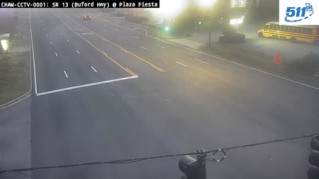 SR 13 / Buford Hwy at Plaza Fiesta live camera view