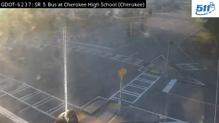 SR 5 Bus at Cherokee High School live camera view