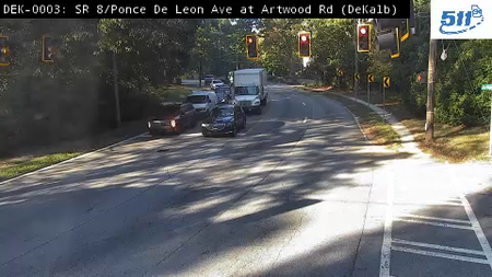 SR 8/Ponce De Leon Ave at Artwood Rd live camera view