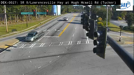 SR 8/Lville Hwy at SR 236/Hugh Howell Rd live camera view