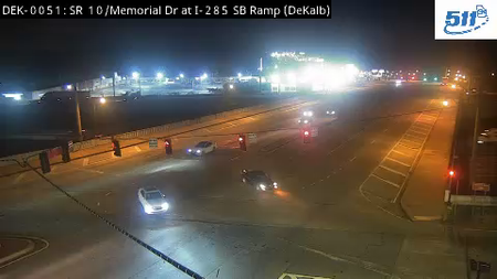 SR 10/Memorial Dr at I-285 SB Ramp live camera view