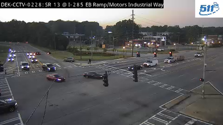 SR 13 / Buford Hwy at I-285 EB Ramp live camera view